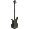 Spector Euro4LX 4 String Bass Guitar Trans Black Stain Matte with Black Hardware