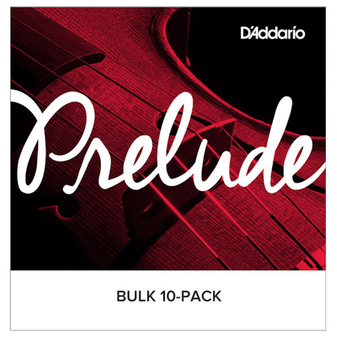 D'Addario Prelude Violin Single D String, 1/8 Scale, Medium, Bulk 10-Pack