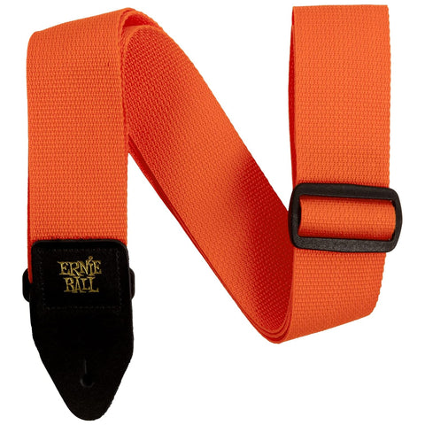 Ernie Ball Polypro Guitar Strap/Bass Strap - Orange