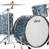 Ludwig NeuSonic Pro Beat 3-piece Acoustic Drum Set Shell Pack Steel Blue Pearl