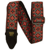 Ernie Ball Classic Jacquard Guitar Strap/Bass Strap - Red King