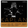 D'Addario Kaplan Amo Violin A String, 3/4 Scale, Medium Tension