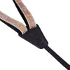 D'Addario Cradle Ukulele Straps, Paisley Grey/Orange