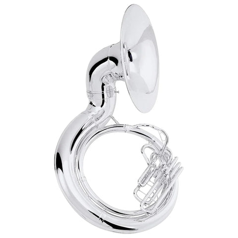 Conn 20KSPW BBb Sousaphone with ABS Case Silver Plated