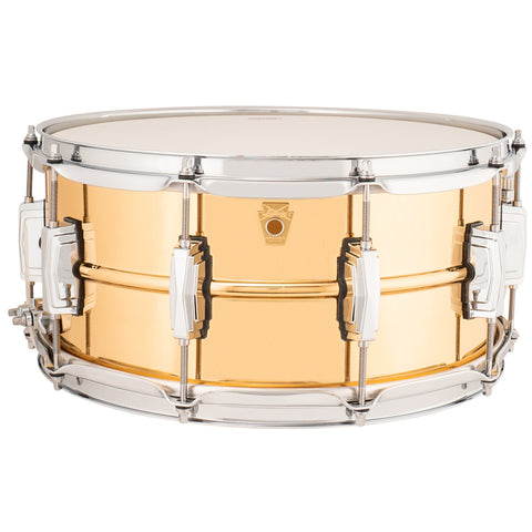 Ludwig LB552 Bronze Phonic 6.5x14 Smooth Polished Shell, Imperial Lugs Snare Drum