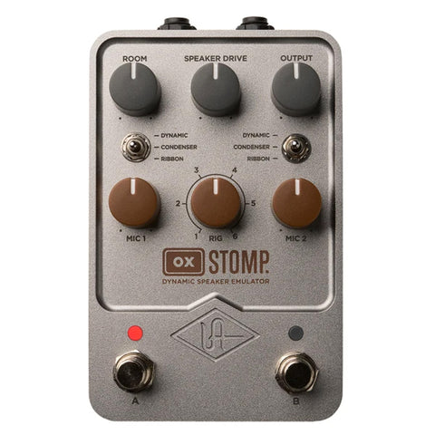 Universal Audio UAFX OX Stomp Dynamic Speaker Emulator pedal w/ Bluetooth