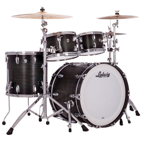 Ludwig Classic Oak Studio 4-piece Acoustic Drum Set Shell Pack Smoke