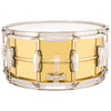 Ludwig LB403 Supraphonic 6.5X14 "Super Brass" Lacquered Brass Snare Drum