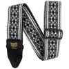 Ernie Ball Classic Jacquard Guitar Strap/Bass Strap - Beatnik Black