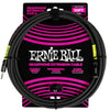 Ernie Ball Headphone Extension Cable 3.5mm to 3.5mm 10ft - Black