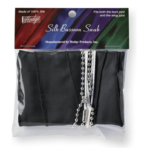 Hodge Silk Swab,Bassoon Bocal, Black