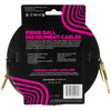 Ernie Ball Braided Instrument Cable Straight/Straight 18ft - Pay Dirt