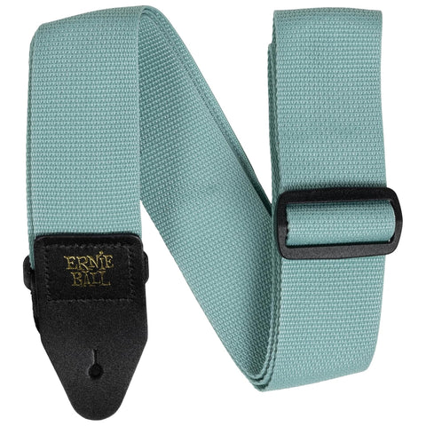 Ernie Ball Polypro Guitar Strap/Bass Strap - Tidal Green