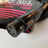 Ernie Ball Braided XLR Microphone Cable Male/Female 5ft - Black