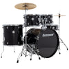 Ludwig Accent FUSE 5pc Acoustic Drum Set Pack Black Sparkle