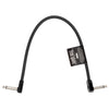 Ernie Ball Flex Patch Cable 12in - Black - Single