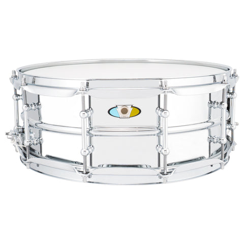 Ludwig LU5514SL Supralite 5.5x14 Snare Drum w/ Chrome Triple Flange Hoops, Tube lugs