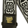 Ernie Ball Classic Jacquard Guitar Strap/Bass Strap - Black Heart