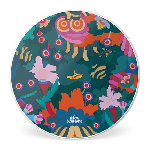 Evans Yellow Submarine Resonant Bass Drumhead, Under the Sea, 20 inch