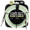 Ernie Ball Flex Instrument Cable Straight/Straight 20ft - Glow in Dark