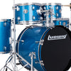 Ludwig Accent FUSE 5pc Acoustic Drum Set Pack Blue Sparkle