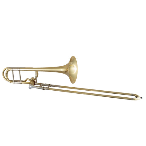 Bach 42A Stradivarius Tenor Trombone with Hagmann Valve and Yellow Brass Bell