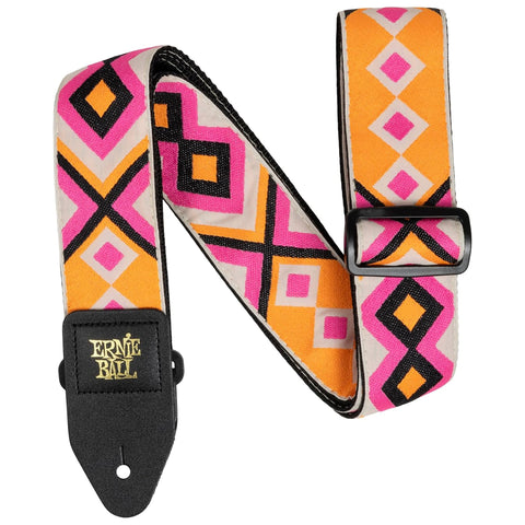 Ernie Ball Classic Jacquard Guitar Strap/Bass Strap - Electric Diamond