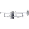 Bach 180S43R Stradivarius Bb Trumpet With Reverse Leadpipe Silver Plated