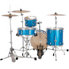 Ludwig Breakbeats Kit 4pc Acoustic Drum Set Junior Size Blue Sparkle