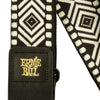 Ernie Ball Classic Jacquard Guitar Strap/Bass Strap - White Savannah