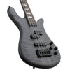 Spector Euro4LX 4 String Bass Guitar Trans Black Stain Matte with Black Hardware