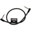 Ernie Ball Flex Patch Cable 18in - Black - Single