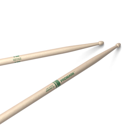 ProMark Rebound 5A Raw Hickory Drumsticks, Acorn Wood Tip