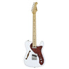 Aria Modern Classic Semi Hollow Tele Style Electric Guitar White