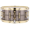 Ludwig LB417BT Black Beauty 6.5x14 Black Beauty, Brass Trim, Tube Lugs Snare Drum