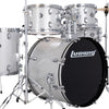 Ludwig Accent FUSE 5pc Acoustic Drum Set Pack Silver Sparkle