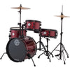 Ludwig Pocket Kit 4pc Acoustic Drum Set Junior Size Red Sparkle