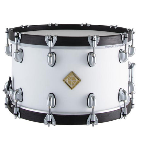 Dixon Classic Series Maple Snare Drum 8x14 White Wenge Wood Hoops