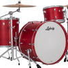 Ludwig NeuSonic Pro Beat 3-piece Acoustic Drum Set Shell Pack Satin Diablo Red