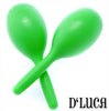 D’Luca Percussion Green Fish Style Plastic Maraca