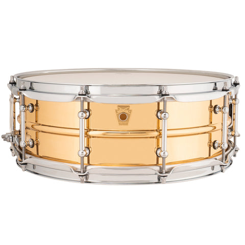 Ludwig LB550T Bronze Phonic 6.5x14 Smooth Polished Shell, Tube Lugs Snare Drum