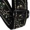 Ernie Ball Classic Jacquard Guitar Strap/Bass Strap - Black Pleasant Pheasant