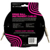 Ernie Ball Braided Instrument Cable Straight/Straight 25ft - Purple/Black