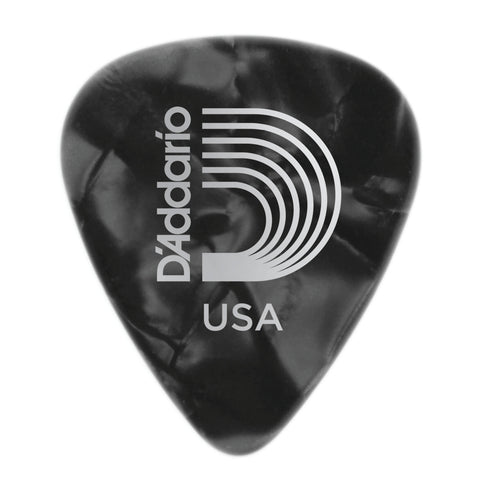 Planet Waves Black Pearl Celluloid Guitar Picks, 100 pack, Light