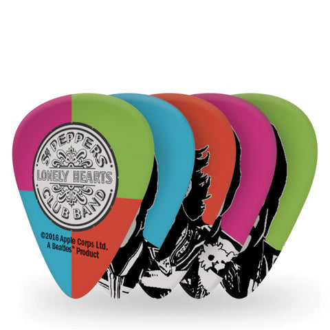 D'Addario Sgt. Pepper's Lonely Hearts 50th Anniversary Med Guitar Picks 10-pack