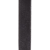 D'Addario Slim Garment Leather Guitar Strap, Black