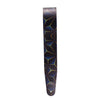 D'Addario Printed Leather Guitar Strap, Optic Art