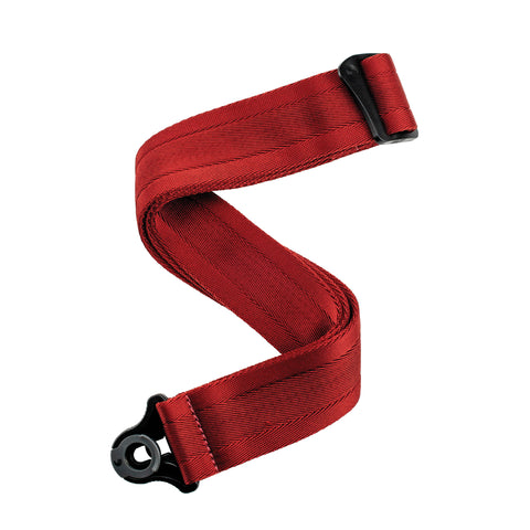 D'Addario Auto Lock Guitar Strap, Blood Red