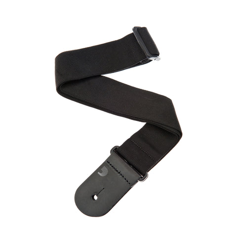 D'Addario Woven Guitar Strap, Black Tube