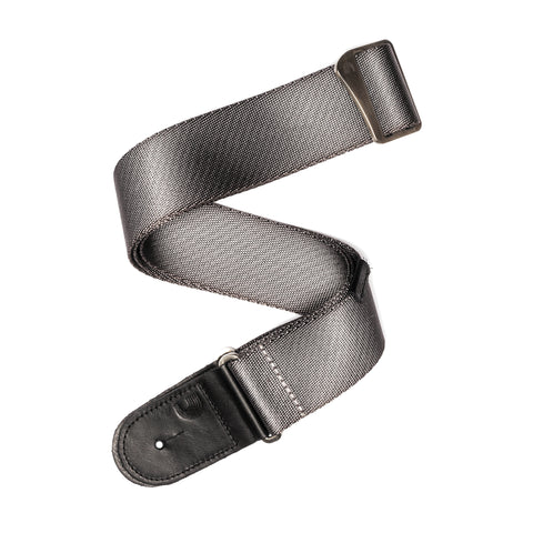 D'Addario Premium Woven Strap, Silver